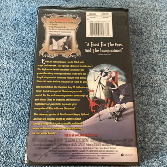 The Nightmare Before Christmas special edition VHS - Picture 2 of 5